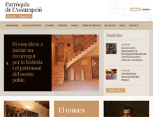 Tablet Screenshot of museumontesa.com